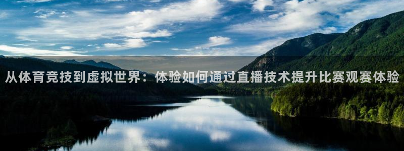 168全国统一开奖官网直播：从体育竞技到虚拟世界：体验如何通过直播技术提升比赛观赛体验